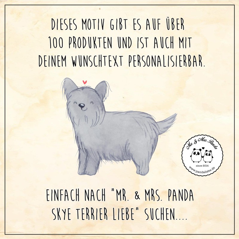 Mr. & Mrs. Panda Tasse Skye Terrier Liebe - Geschenk,