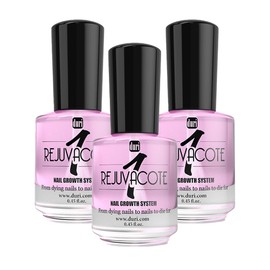duri duri Rejuvacote 1 Nail Growth System - Original Maximum Strength Formula - Nail Strengthener and Nail Growth - Base and Top Coat - Pack of 3 - 0.45 fl. oz.
