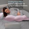 TEXSTEAD Pea Body Pillow for Side Sleepers, Cooling Hugpillow for