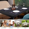 Cocktail Table Covers Spandex Square Table Cloth Stretchable Fitted Tablecloth