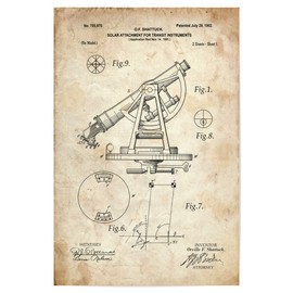 artboxONE Poster 30 x 20 cm Galaxy Astronomy: Telescope III (Antique) Image Astronomy Galaxis Cosmos