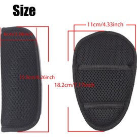 Correa de hombro de bebé 3 en 1 y almohadillas para orejas de arnés de entrepierna para asiento de coche, fundas de cinturón de carriola para bebés y niños, fundas suaves para cinturón de seguridad