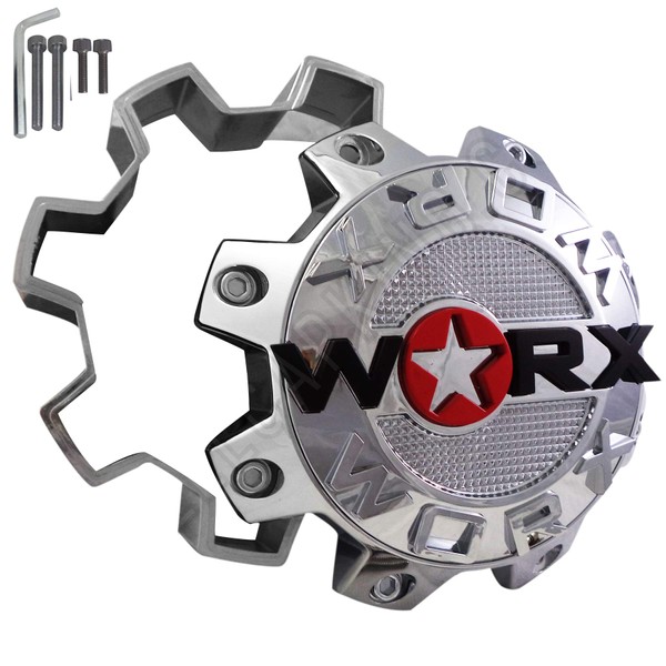 WRX-8808L / Worx Alloy 8-Lug Chrome Center Cap