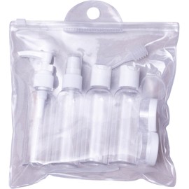 St Helens Home & Garden 9 Piece Travel Bottle Set - Perfect for air Travel, Holidays, Swimming, Camping and The Gym