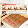 PanPanPal Spice Drawer Organizer, 4 Tier- 4 Pack Amber Acrylic
