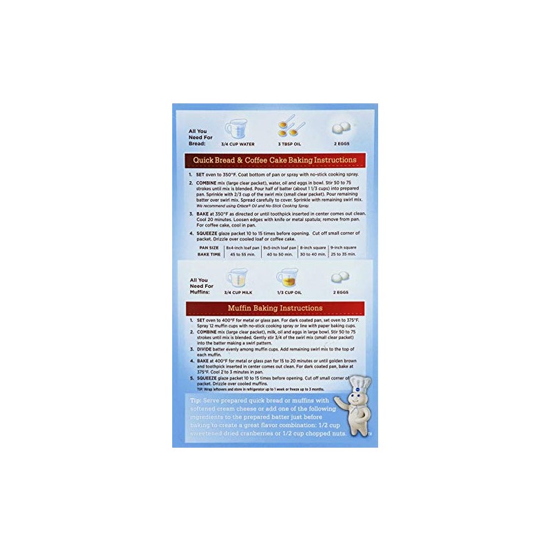 Pillsbury Cinnamon Swirl Quick Bread, 17.4 Ounce