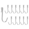 PATIKIL 2.3" J Hooks, 12 Pack Hook Wire Rack Hooks