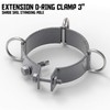 TANG 3" inch D-Ring Clamp for Sun Shade Sail Pole