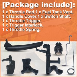 Mtanlo Handle Cover Trigger Throttle Switch Kit For Stihl 044 MS440 046 MS460 Chainsaws, Throttle Rod, Fuel Tank Vent, Handle Cover, Switch Shaft, Throttle Trigger, Trigger Interlock