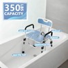 NnsZenith 3 in 1 Bedside Commode Chair and Shower Chair