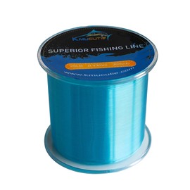 Kmucutie Fishing Line, Monofilament Fishing Line 300 Yds Ultimate Strength, Shock Absorber, Suspend in Water, Knot Friendly - Mono Fishing Line 10-40LB (Transparent Color, 10LB/0.28MM/300YDS)