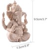 Larimuer Sandstone Ganesha Buddha Statue Hand Carved Sculpture Elephant Statue