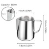 HOFASON Stainless Steel Milk Frothing Pitcher Cappuccino Pitcher Pouring Jug