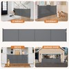 Upgrade 200 inch Extra Wide Retractable Baby Gates, 42 inch