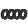 4Pcs 20mm Width Shoe Sole Pattern Tyre for Tamiya Tractor