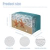ZDCUSTOM Beach Starfish Tissue Box Cover Rectangle Decorative Tissue Box