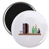 CafePress Potion Books Magnets 2.25" Round Magnet (10 pack)