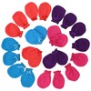 ToBeInStyle 4-Pack Newborn Baby Comfy Cotton Mitten Gloves - Vibrant