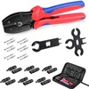 DEYMU Solar Crimping Tool Cable Connector, with 6pcs Male Female