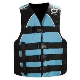 Overton's Women's Nylon 4-Buckle Life Vest - Blue - L/XL