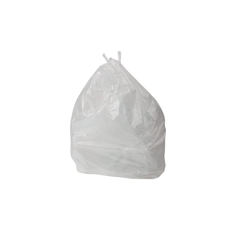 200 White Value 12L Pedal Bin Liners Rubbish Refuse Bags