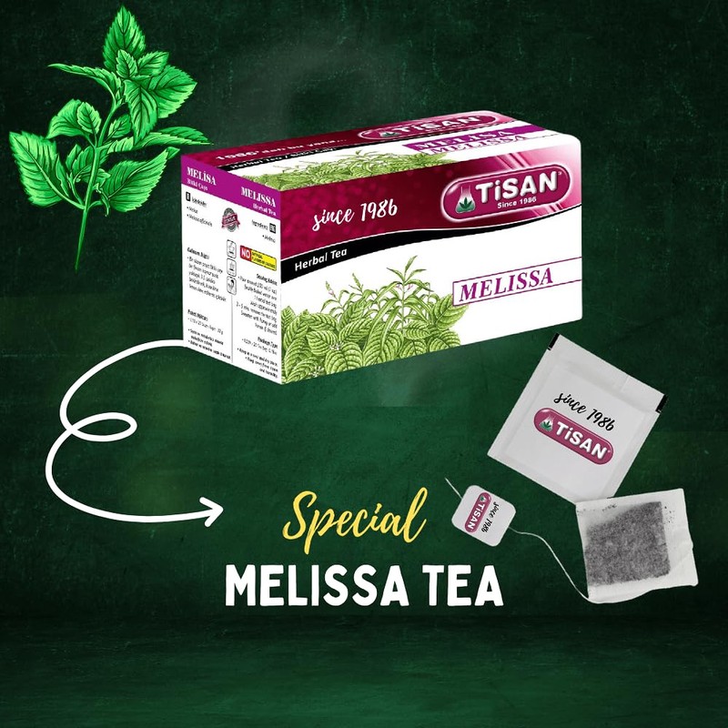 Melissa Tea from Tisan - 2 boxes total 40 tea