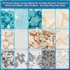 PH PandaHall 322pcs Beach Jewellery Making Kit Turquoise Turtle Beads