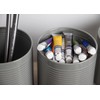 KitchenCraft Storage Canisters, Grey, 3 Pieces, Gift Boxed
