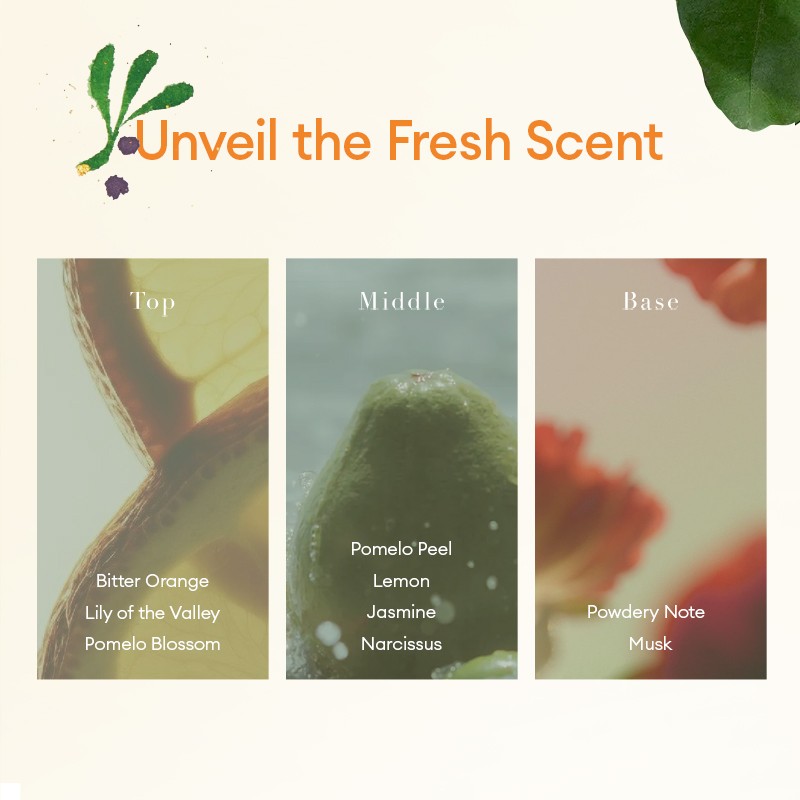 FAN BEAUTY DIARY Pomelo & Soapberry Purifying Shower Gel |