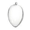 1 Acrylic Egg 16 cm Transparent Separable with Eyelet and