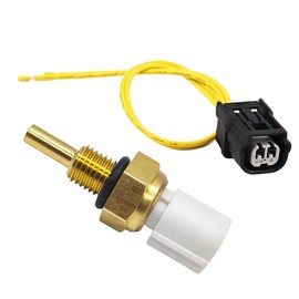 Coolant Temperature Sensor with Connector Pigtail Harness Compatible with Acura and Honda Selected Vehicles,Replace for 37870-RWC-A01,37870-RTA-005,37870-RZA-007