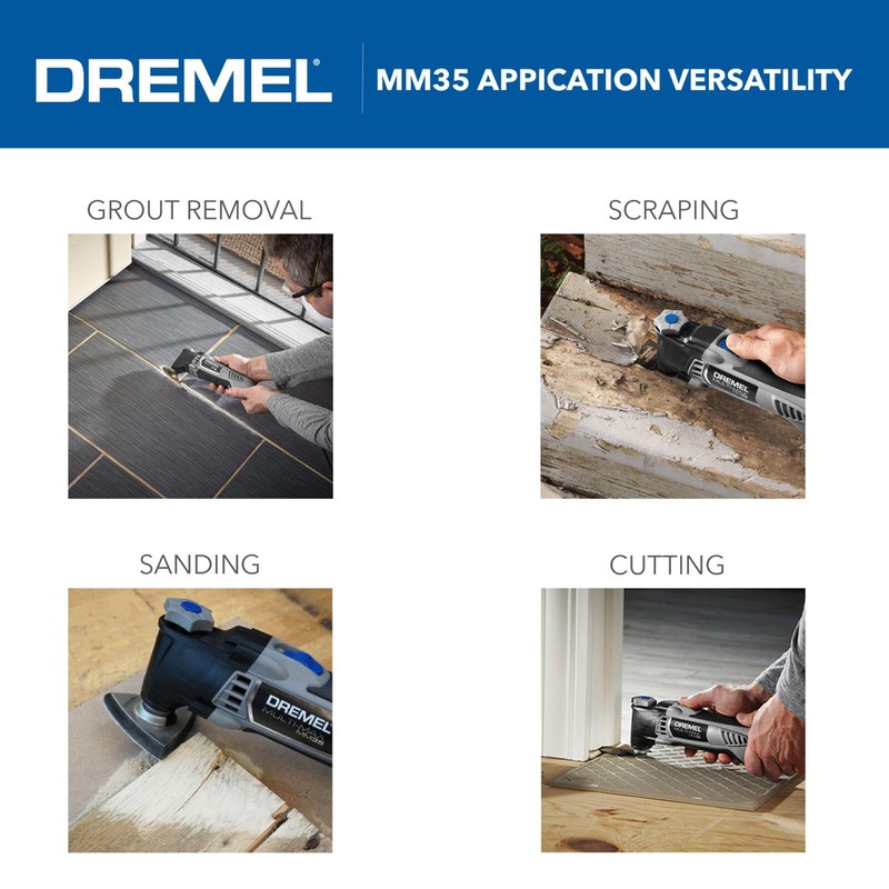 Dremel Multi-Max MM35-02 3.5 Amp Variable Speed Corded Oscillating Multi