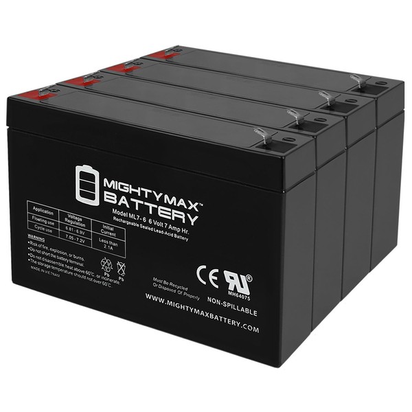 Mighty Max Battery 6V 7Ah SLA Battery Replacement for UPS