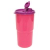 Tupperware ThirstQuake Large Mega Tumbler Travel Cup Pink and Purple