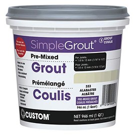 Premixed Sanded Grout - #333 Alabaster, 946 ml