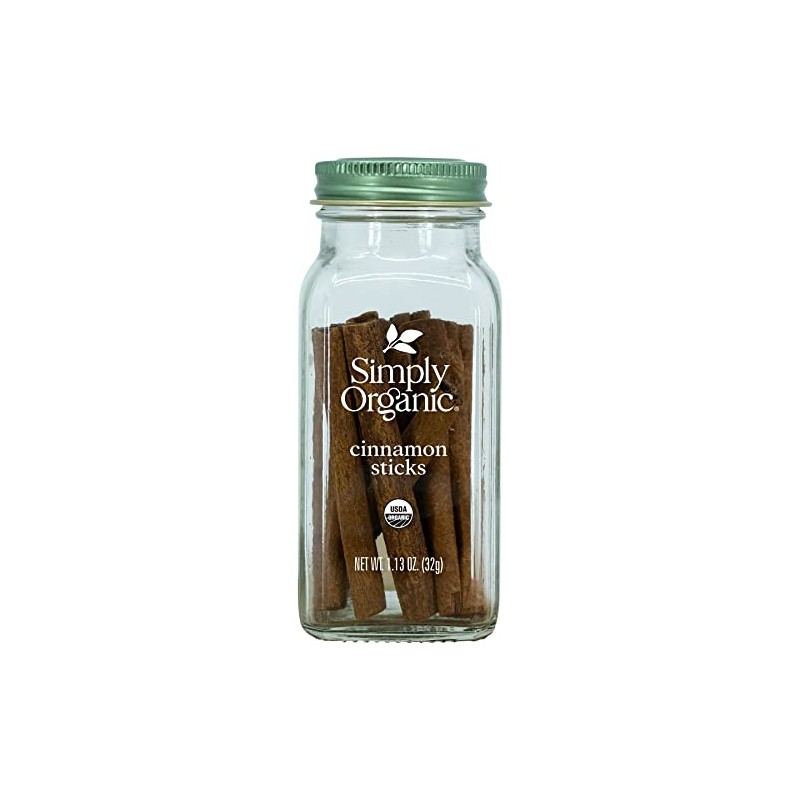 Simply Organic Cinnamon Sticks Certified Organic, 1.13 Oz