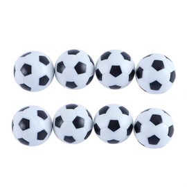 Leadigol 8pcs 32mm Table Soccer Foosballs Replacement Balls, Mini Table Soccer Tabletop Game Ball Replacement Balls Foosball Accessory