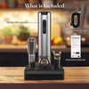 HomeHacks Electric Wine Opener, Automatic Wine Opener with Foil Cutter,