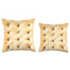 Salty White Cracker Funny Snack Lover Throw Pillow