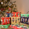 HOWAF 8pcs Christmas Wrapping Paper, Nutcracker Wrapping Paper Xmas Gift
