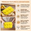 2Pcs Yellow Silicone Lemon Molds