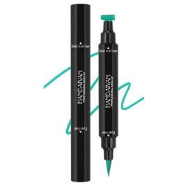 ONarisae Eye Liner Pencils no budge Winged Eyeliner Stamp Easy Cat Eye Stencil Green