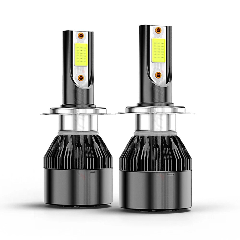 CHUSYYRAY 2X H7 Super Bright LED Headlight Bulbs Conversion Kit