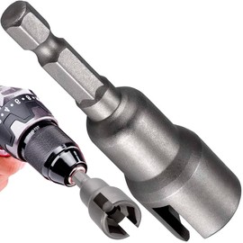 Lekgavd Power Wing Nut Driver Set, 1/4" Hex Shank Nut Driver, Socket Wrench Tool, Wing Nut Socket for Panel Nuts, Screws Eye, Q-Hanger, C Hook Bolt