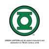 Green Lantern Logo Car Air Freshener Vent Clip