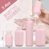 ASEVAT 3.4 oz Plastic Squeeze Bottle for Lotion, Plastic Empty