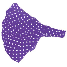 Casual Box CHARM Children's Triangle Width (One Size Fits Most, Nursery School/Dottokarafuru, Available in 5 Colors) Bandana, Hair Band, Rayon, Rubber, purple