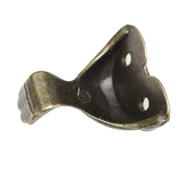 Healifty 20pcs Antique Feet Corner Protector Metal Box Legs for Jewelry Chest Case Furniture