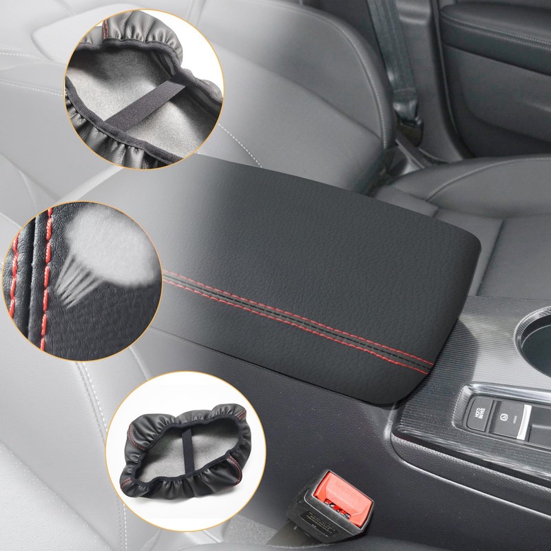 SUNBREATH Compatible with Center Console Armrest Cover for Honda Civic