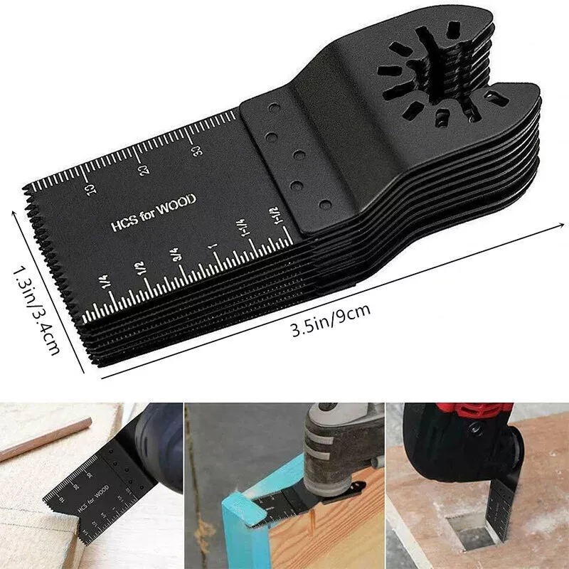 TOAUTO 50pc Oscillating Saw Blades Universal Multi Tool for Cutting